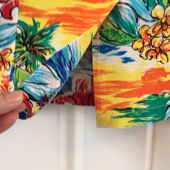 Fun Bright Tropical print Dress by Palm Bay - Picture 5 of 8